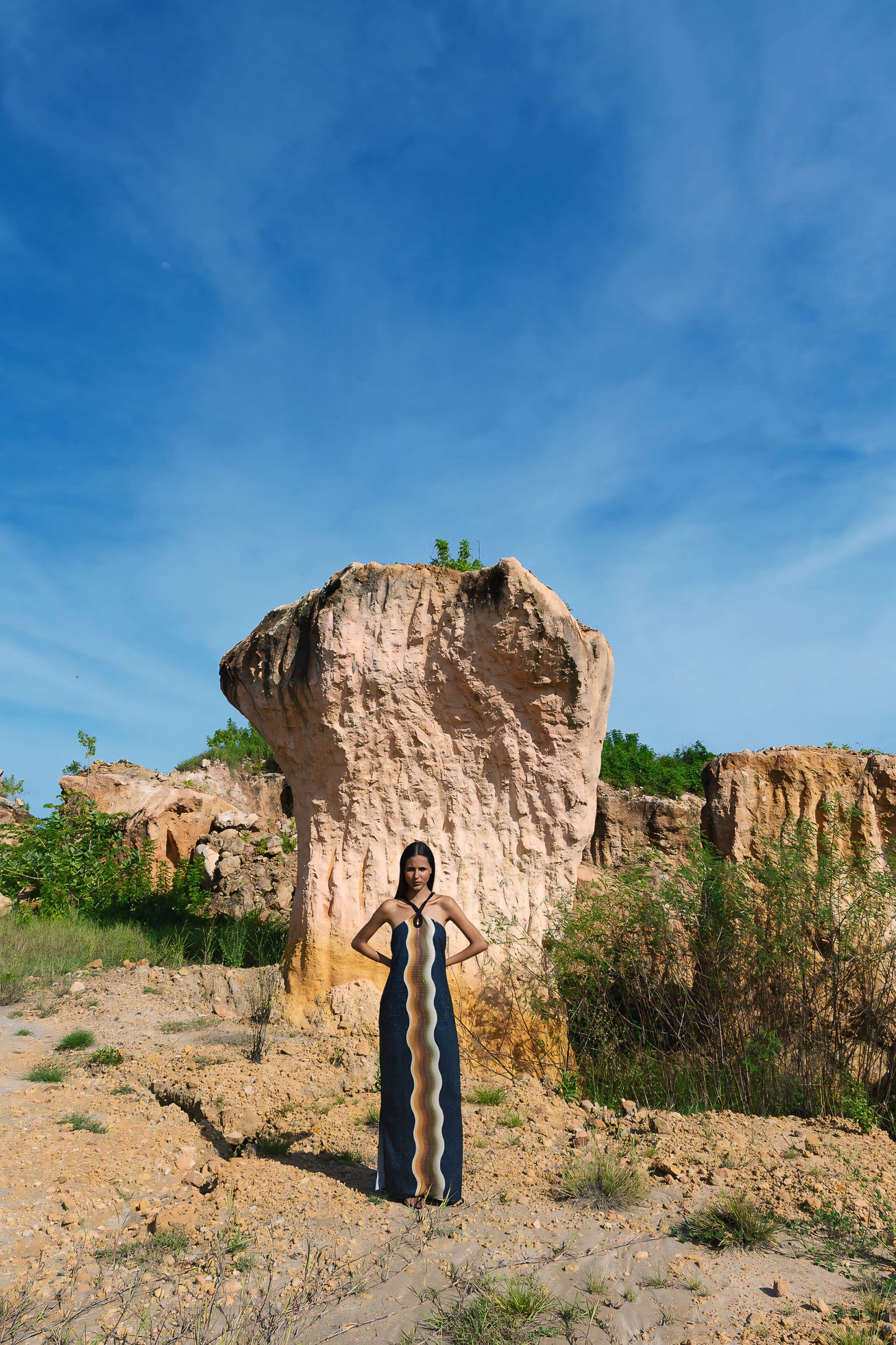 Tigre Black Dress