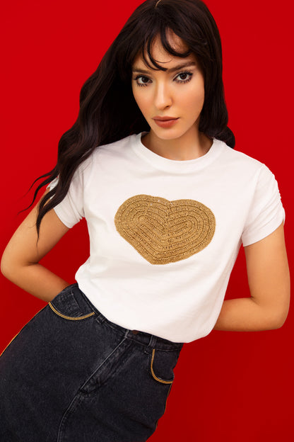 Gold Heart Lover T-shirt