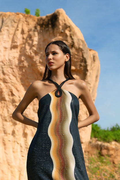 Tigre Black Dress